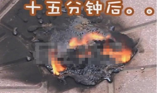 郑州一老旧小区改造,外墙保温材料一点就着?